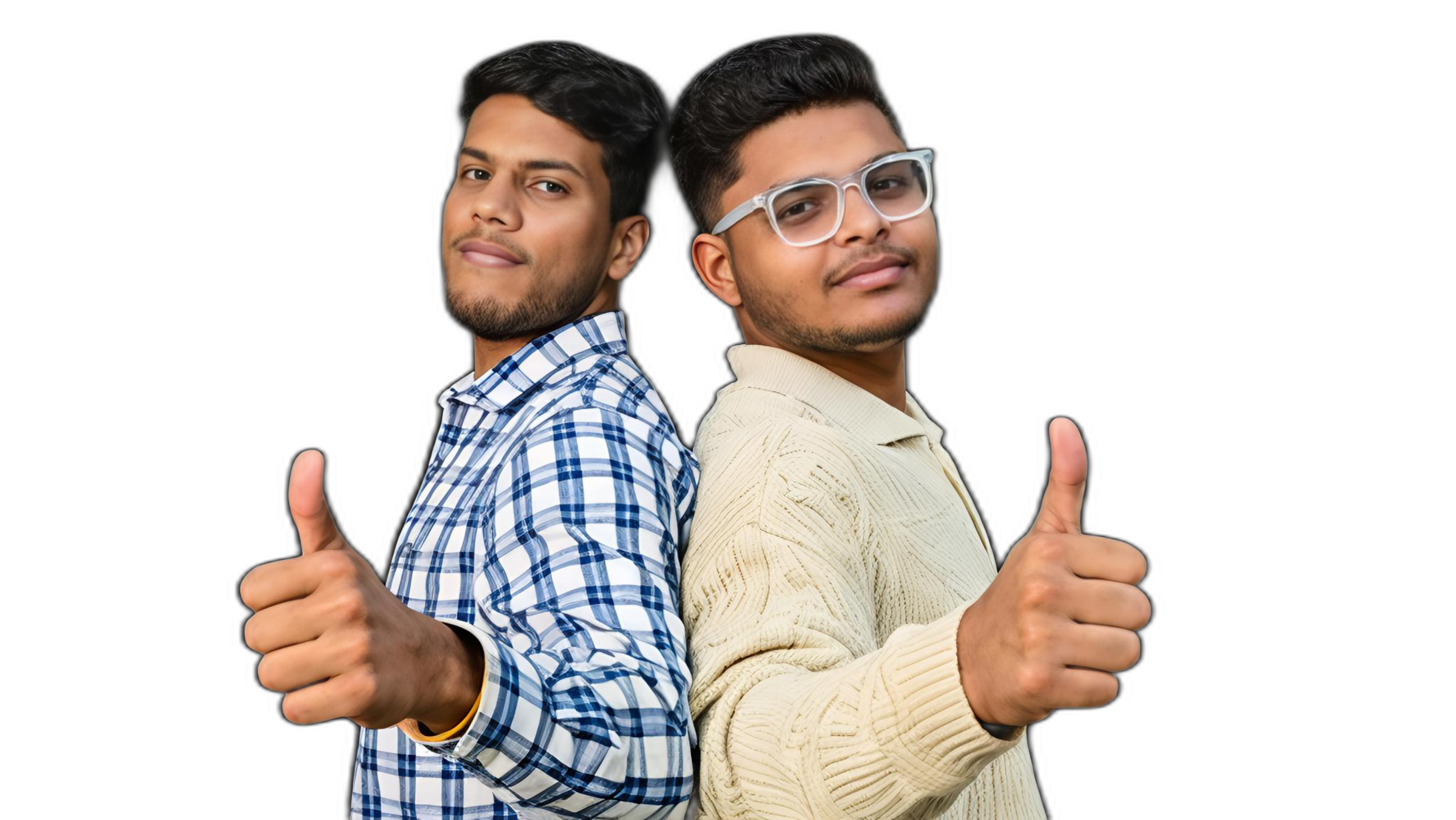 Atul Vaishya & Sakar CRS giving thumbs up